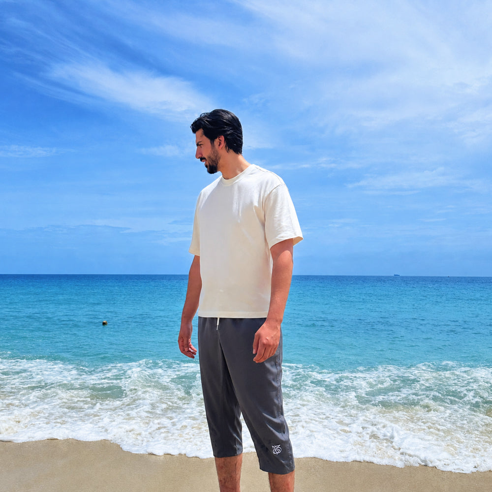 ZAYFA Men's Modest Swim Shorts