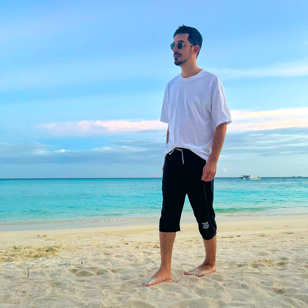 ZAYFA Men's Modest Swim Shorts